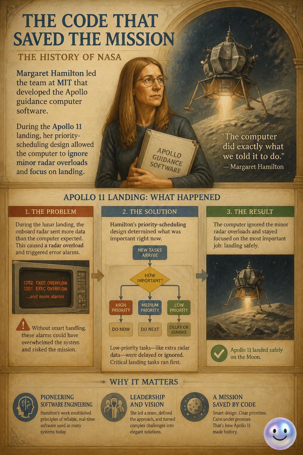 The code that saved the mission