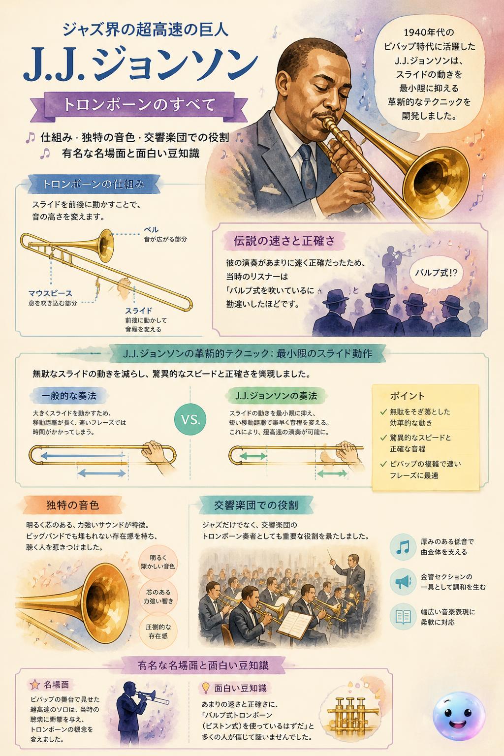 ジャズ界の超高速の巨人、J.J.ジョンソン