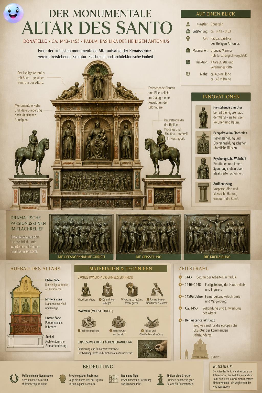 Der monumentale Altar des Santo