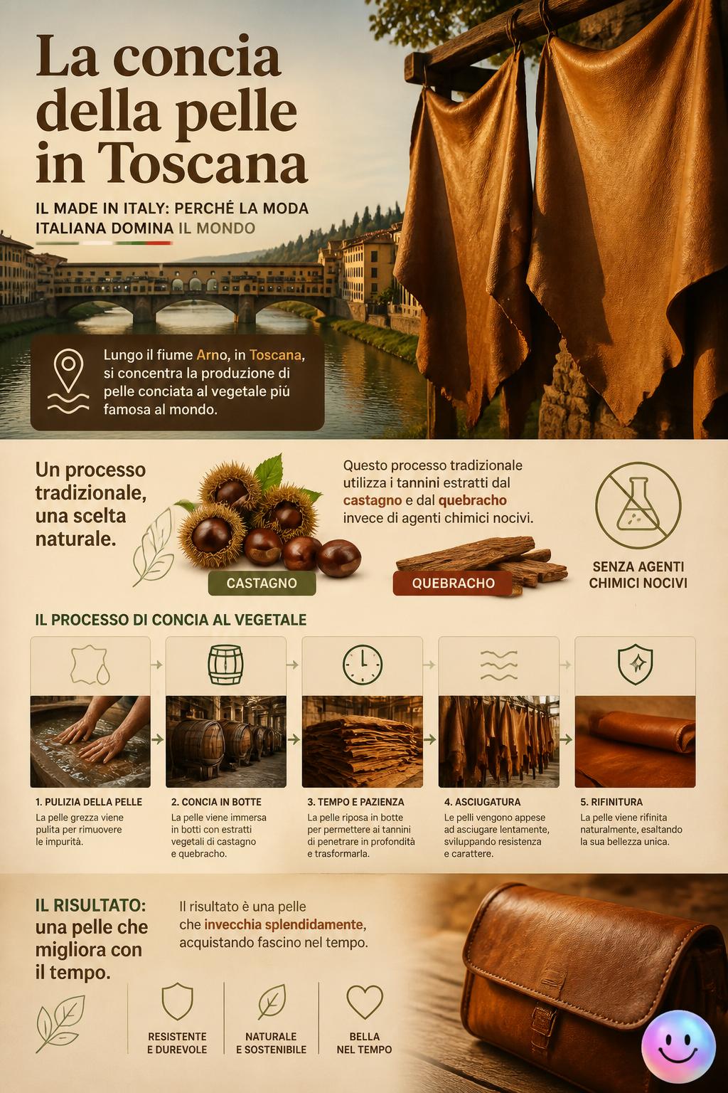 La concia della pelle in Toscana