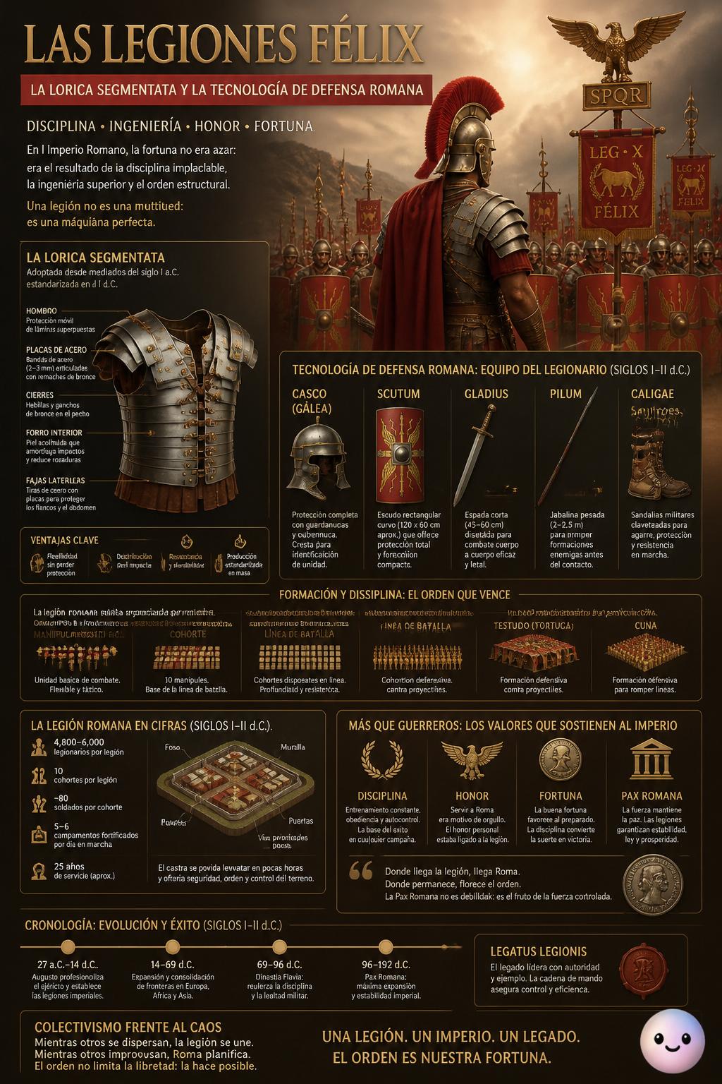 La Lorica Segmentata y la tecnología de defensa romana