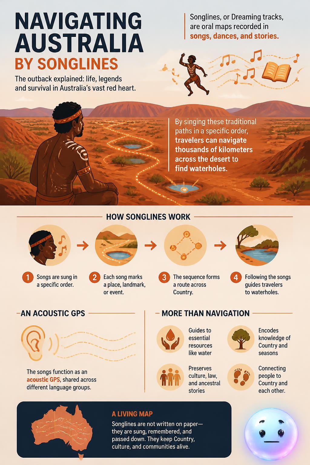 Navigating Australia by Songlines