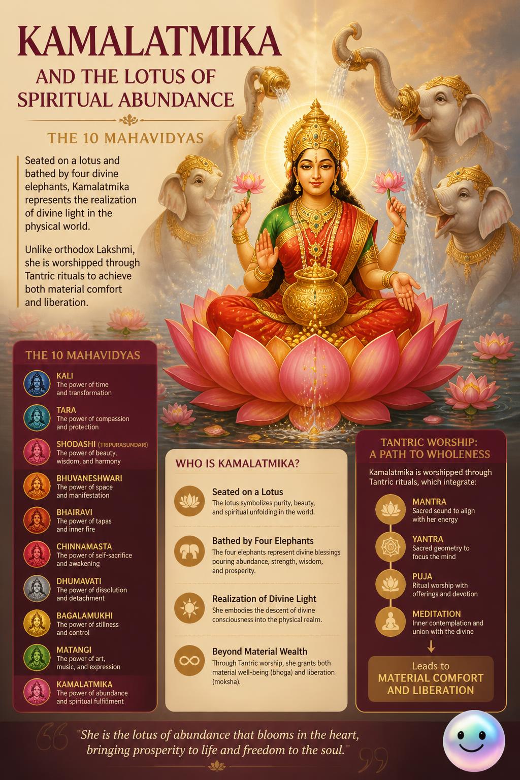 Kamalatmika and the lotus of spiritual abundance