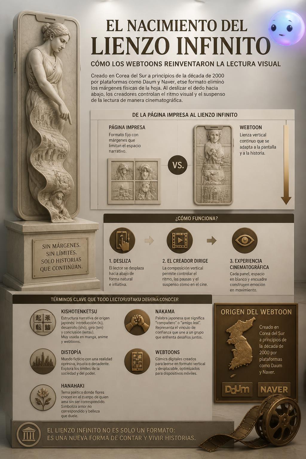 El nacimiento del lienzo infinito