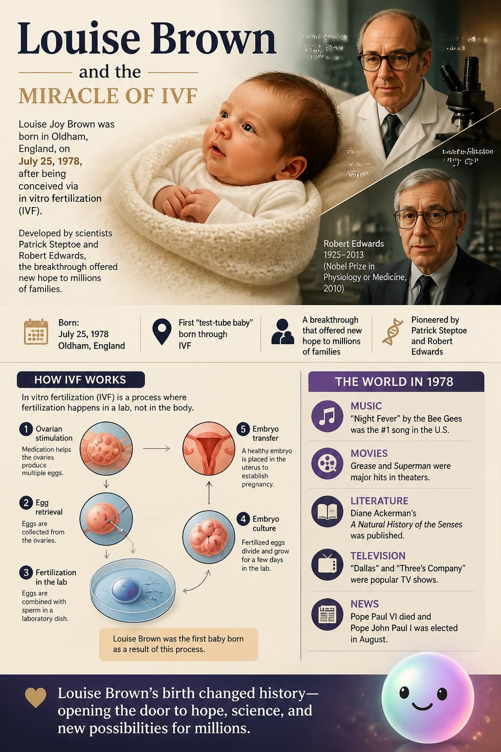 Louise Brown and the miracle of IVF