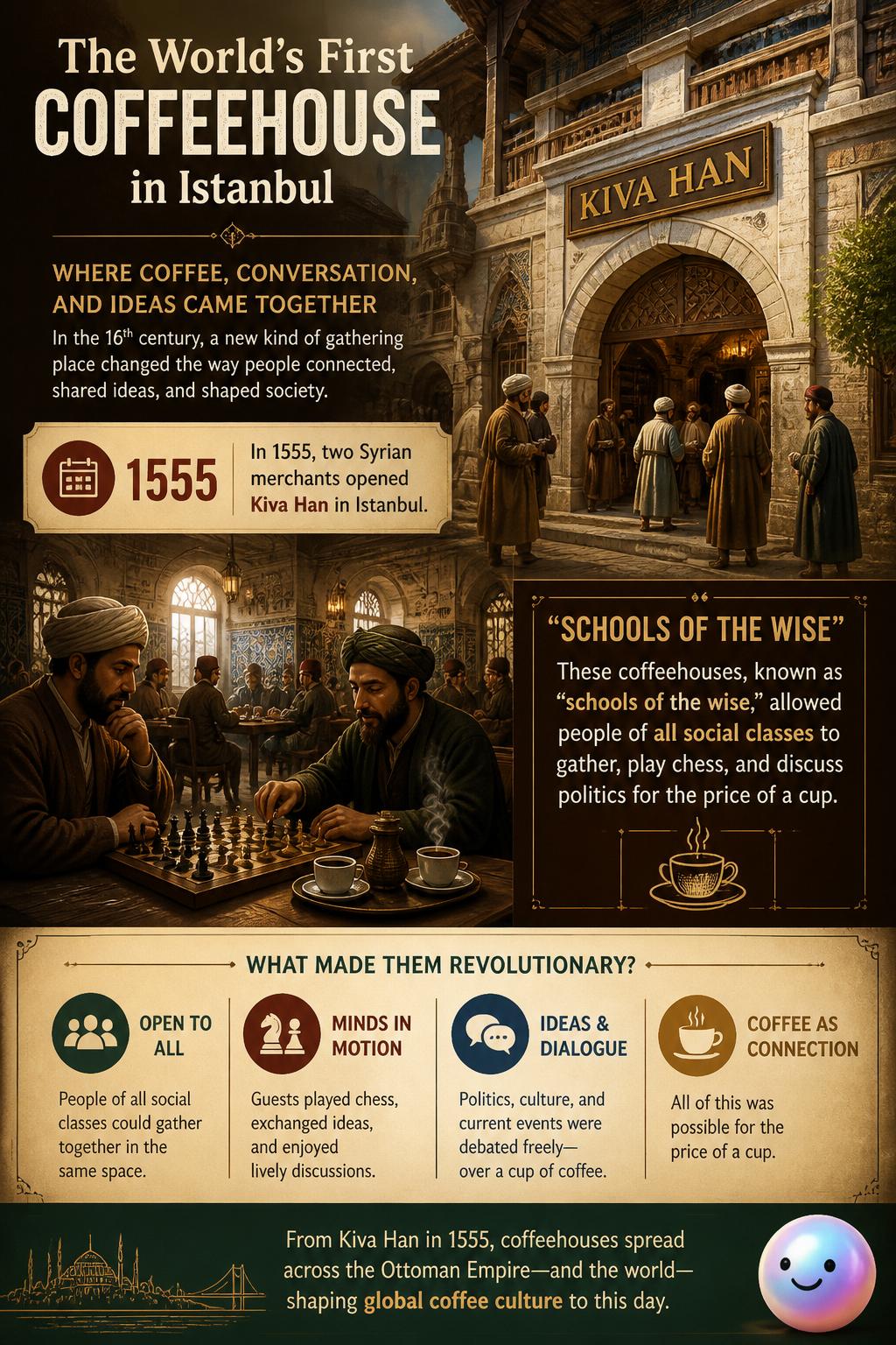 The world's first coffeehouse in Istanbul