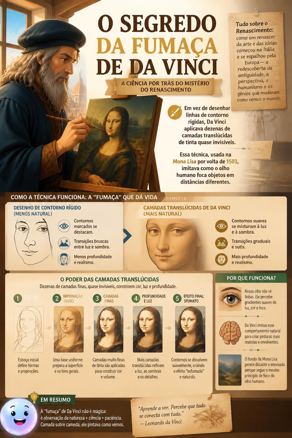 O segredo da fumaça de Da Vinci