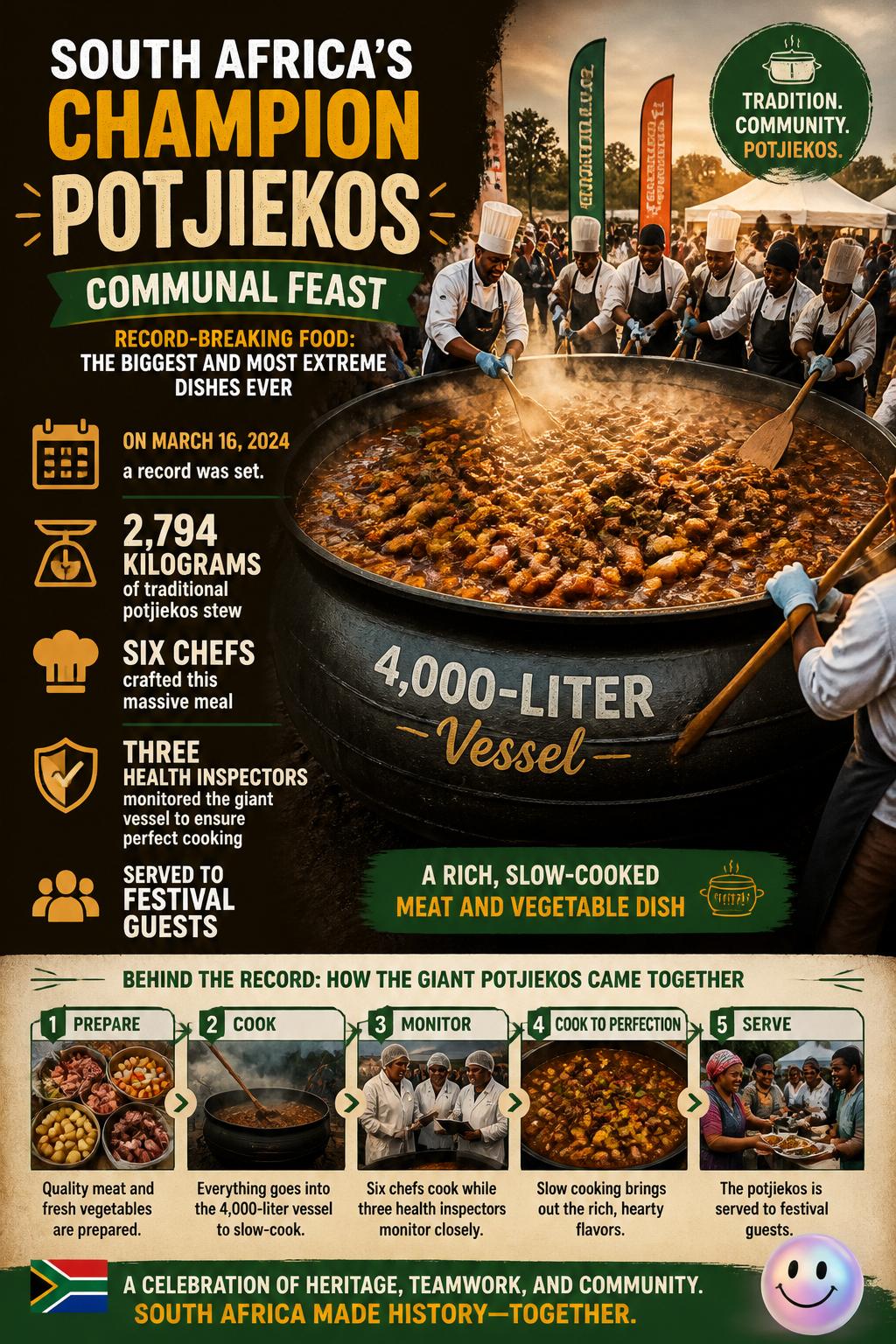 South Africa's champion potjiekos communal feast
