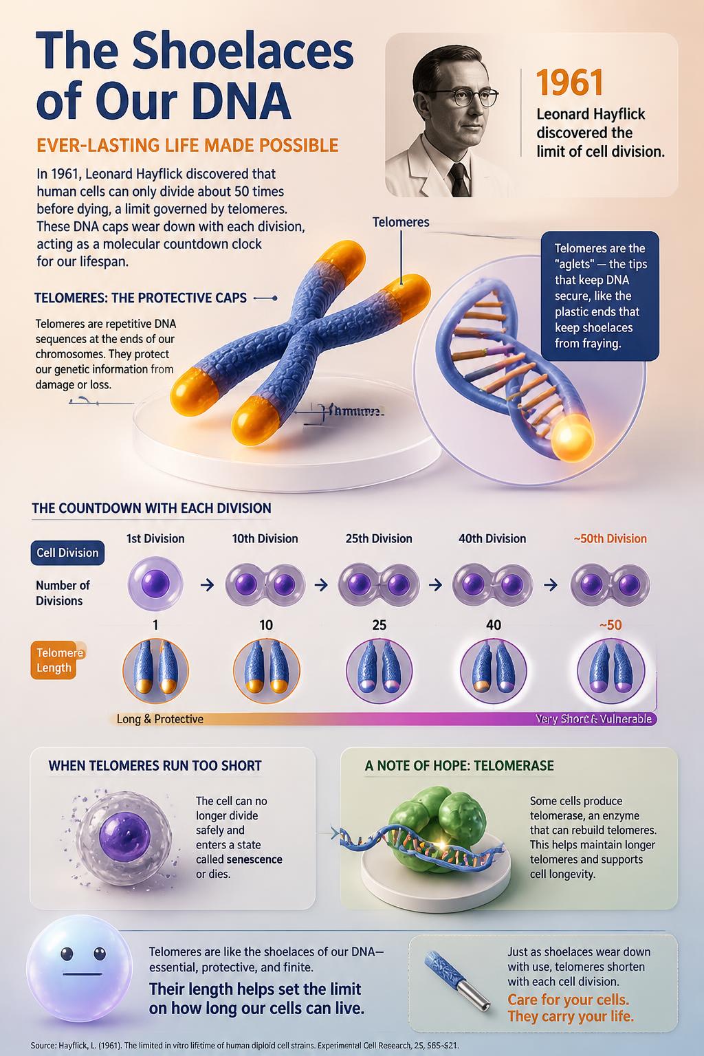 The shoelaces of our DNA