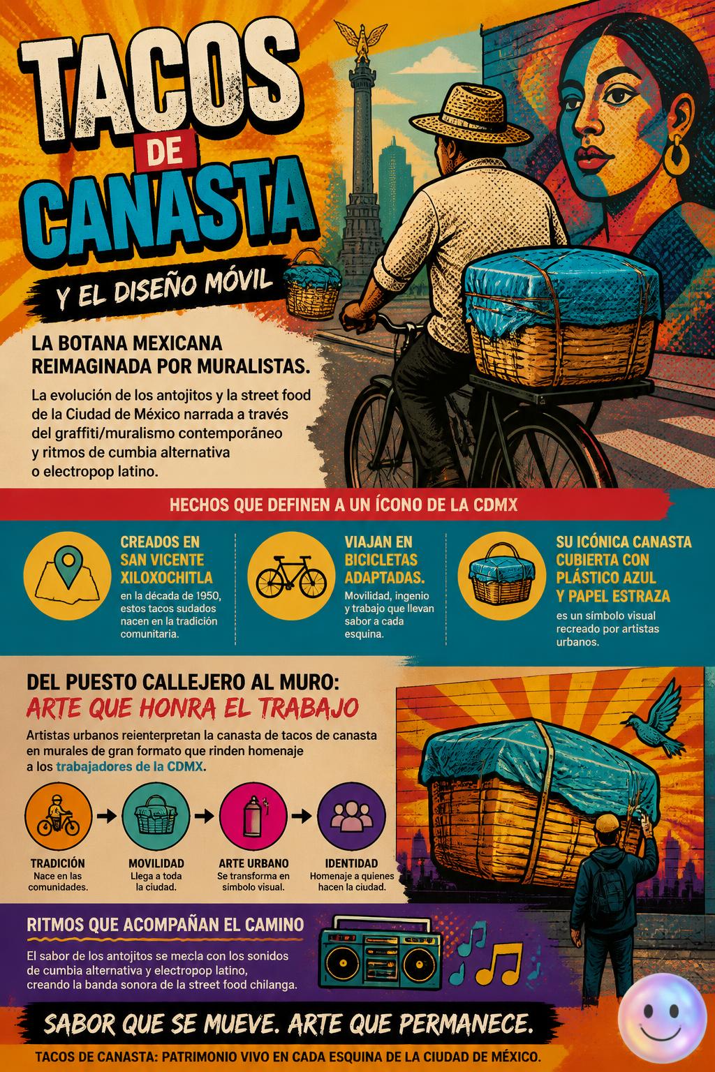 Tacos de canasta y el diseño móvil
