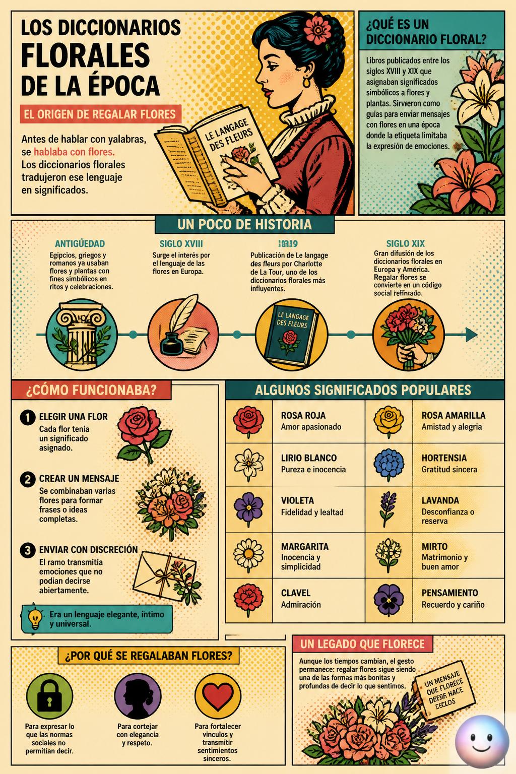 Los diccionarios florales de la época