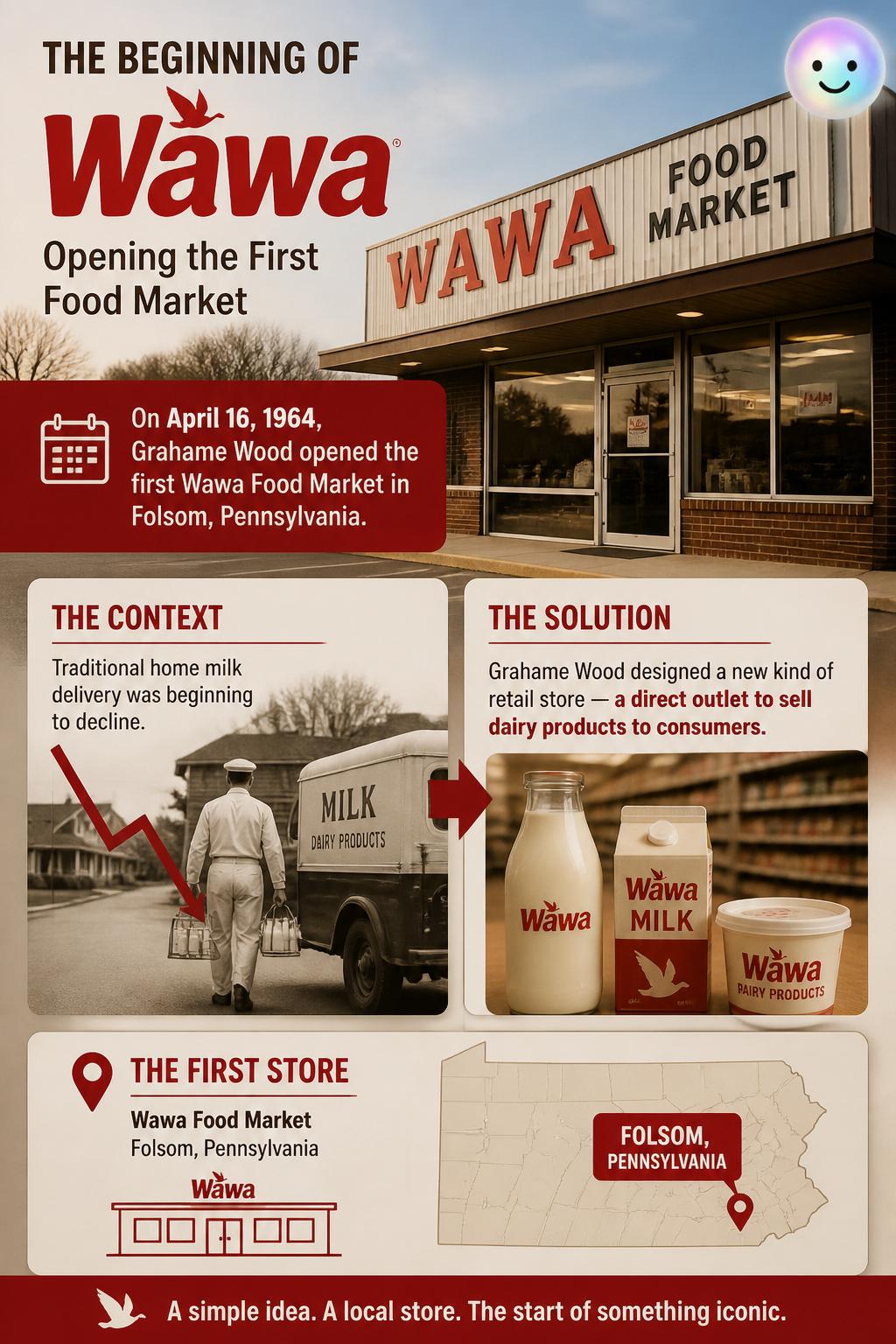 Opening the first food market