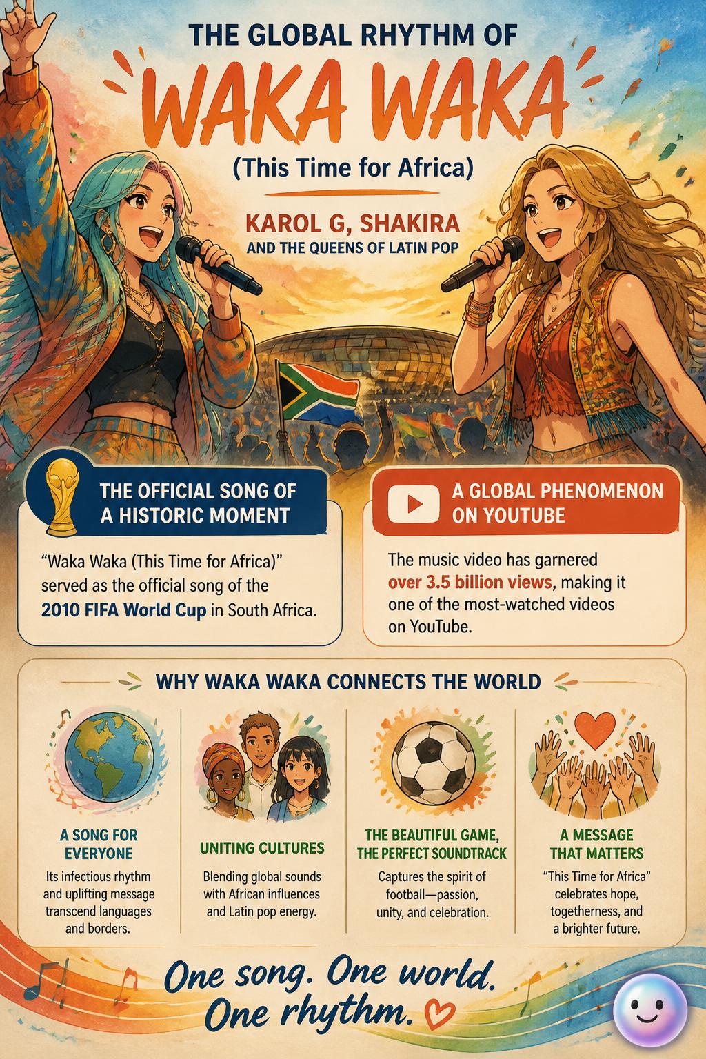 The global rhythm of Waka Waka
