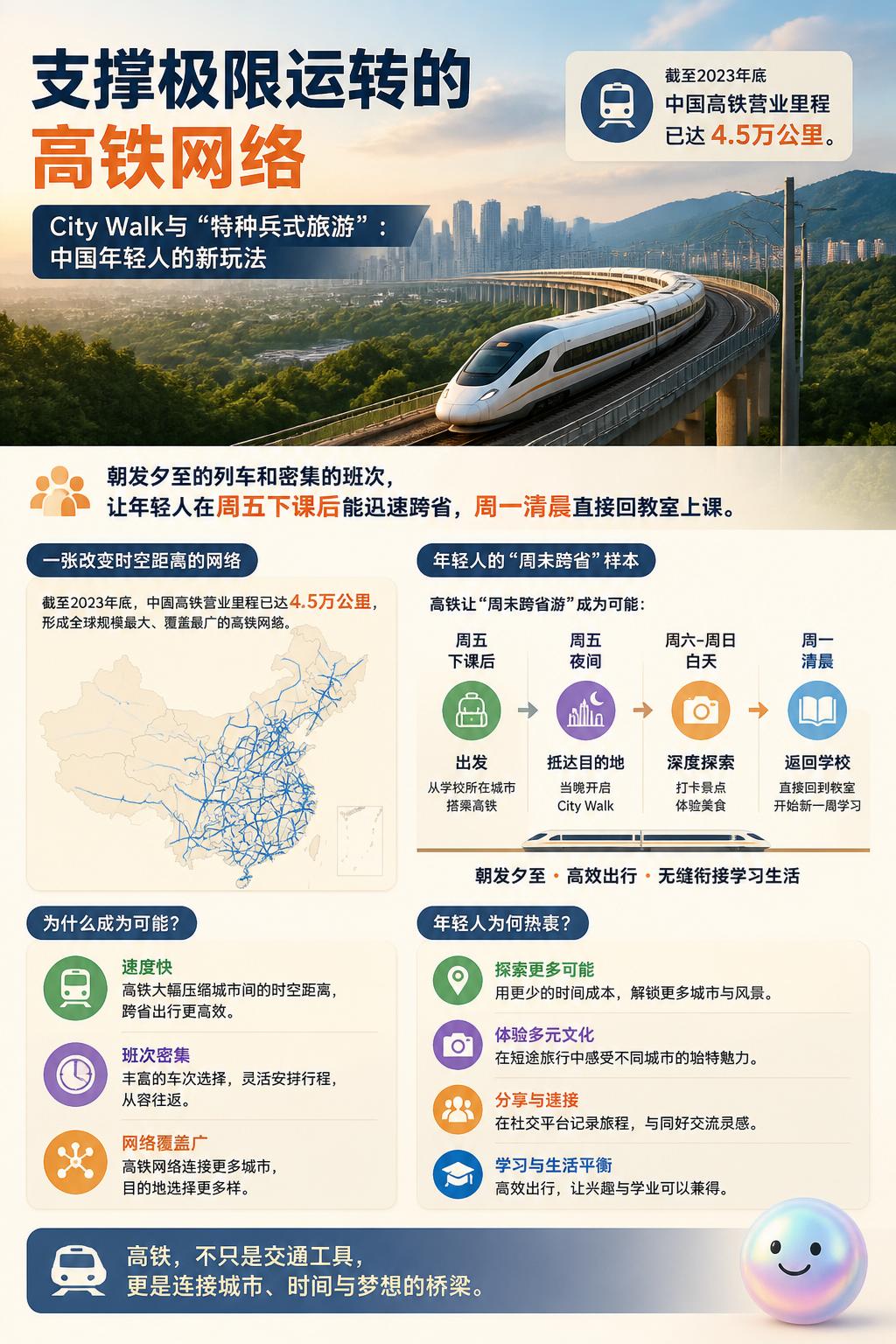 支撑极限运转的高铁网络