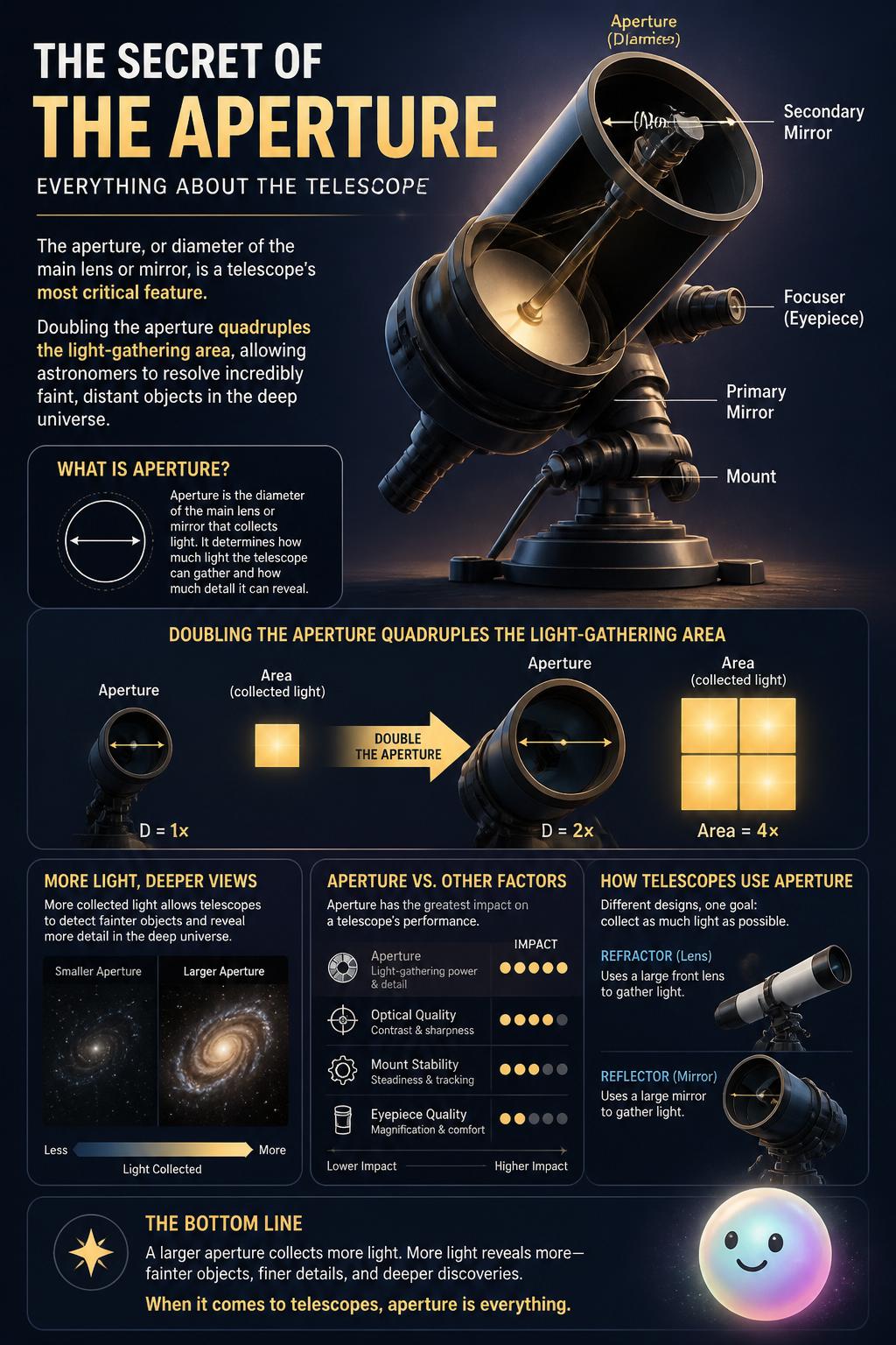 The secret of the aperture