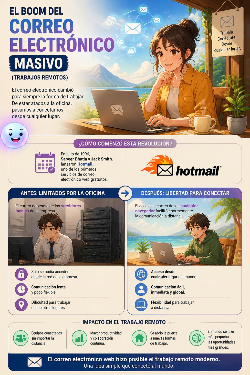 El boom del correo electrónico masivo