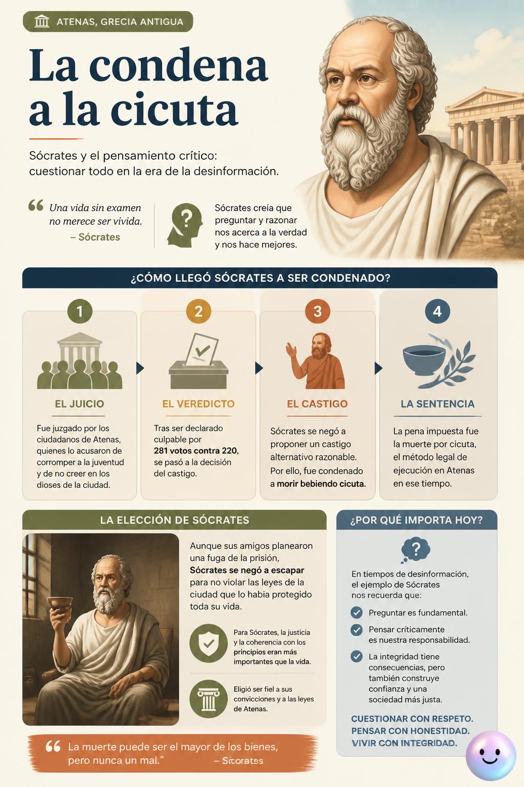 La condena a la cicuta