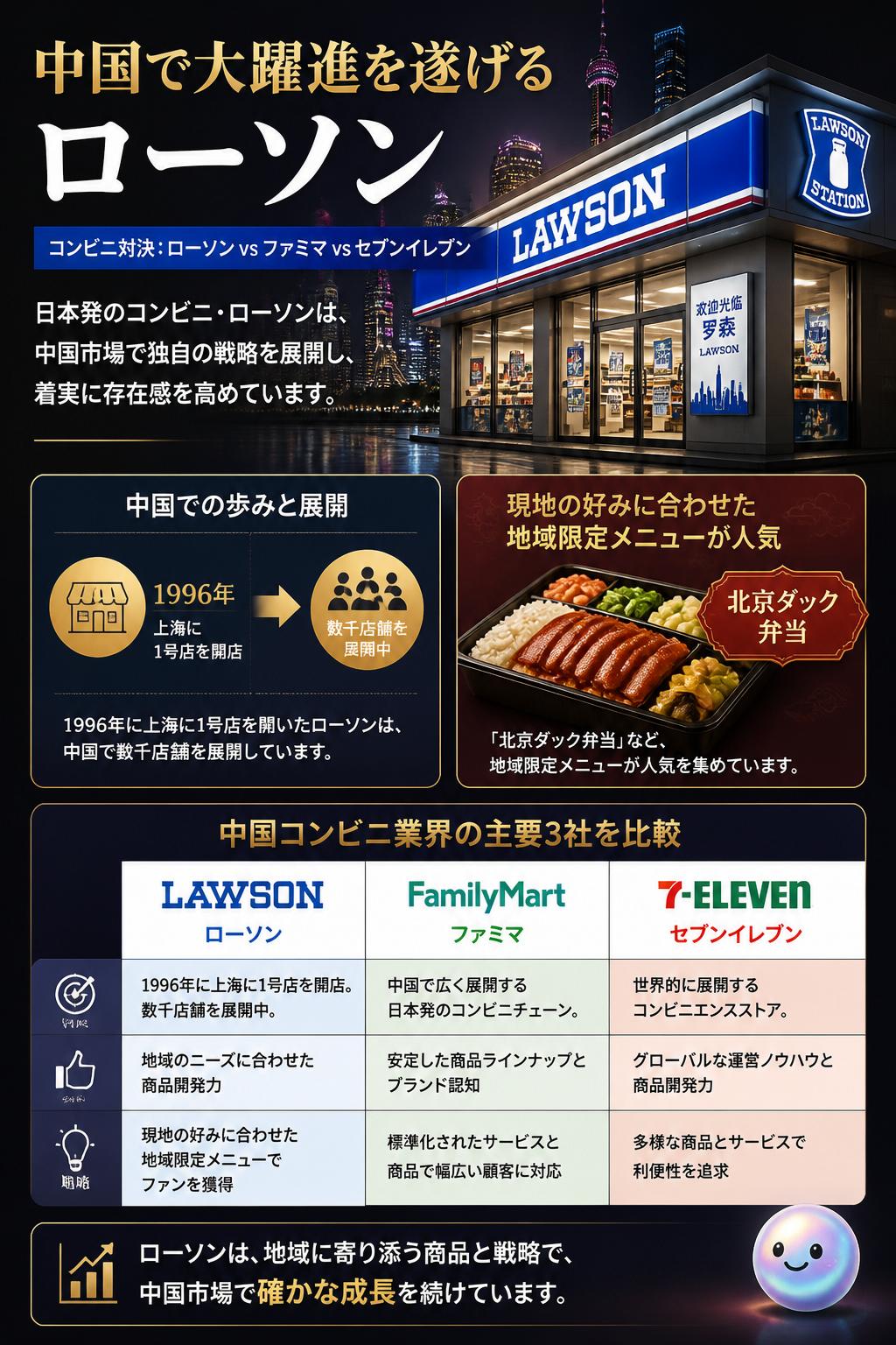 中国で大躍進を遂げるローソン