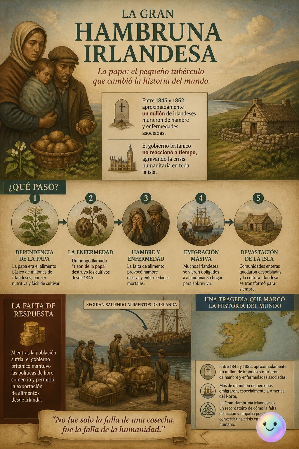 La gran hambruna irlandesa