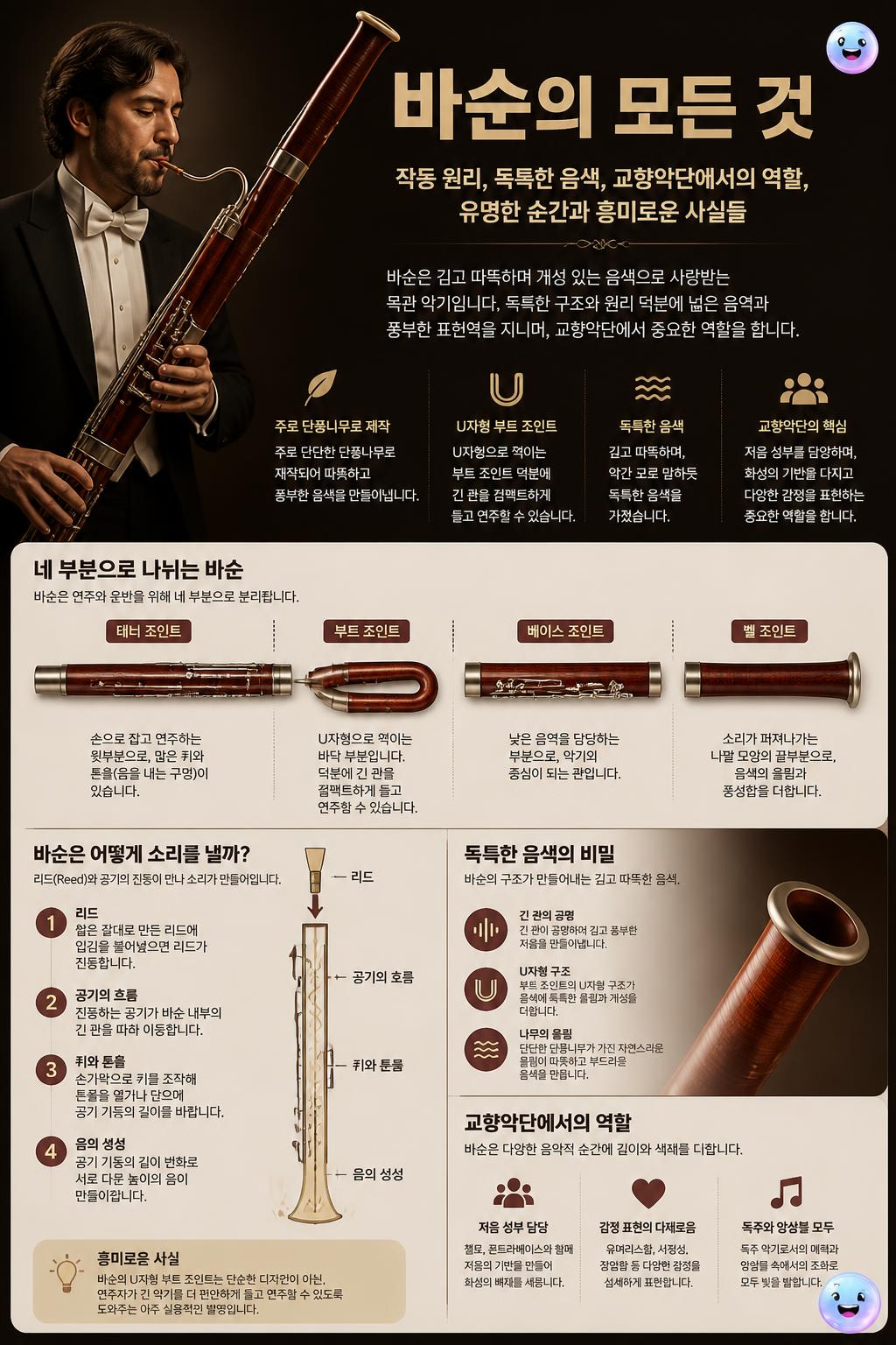 네 조각으로 분해되는 단풍나무 몸체