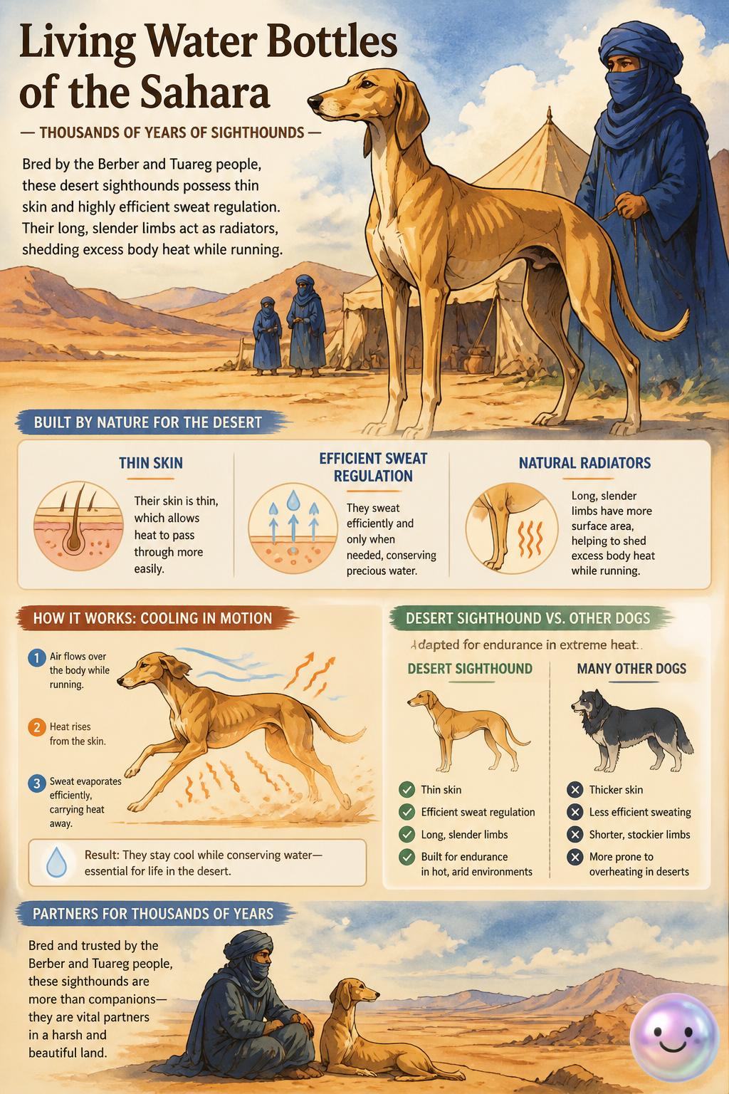 Living water bottles of the Sahara