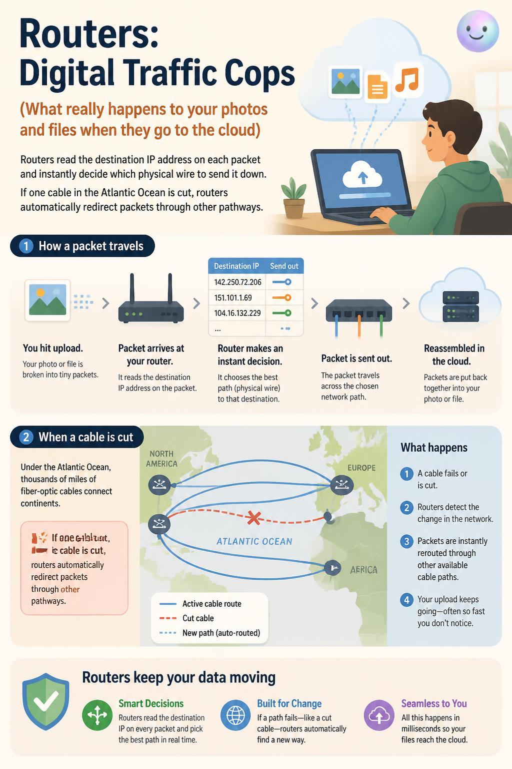 How routers act as digital traffic cops