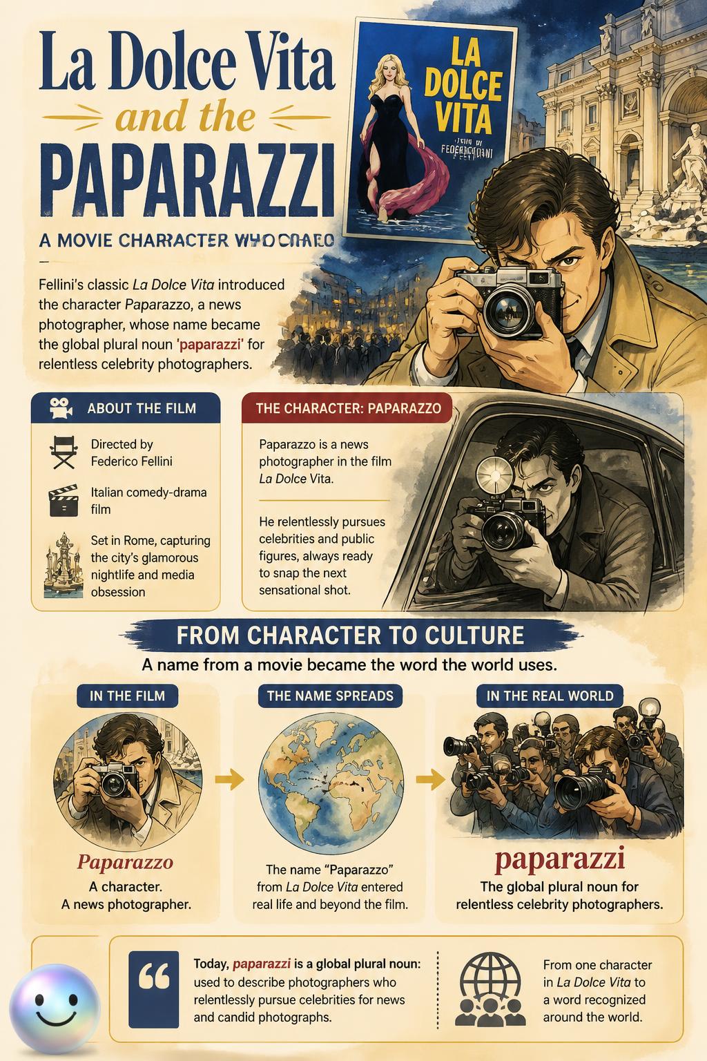 La Dolce Vita and the paparazzi