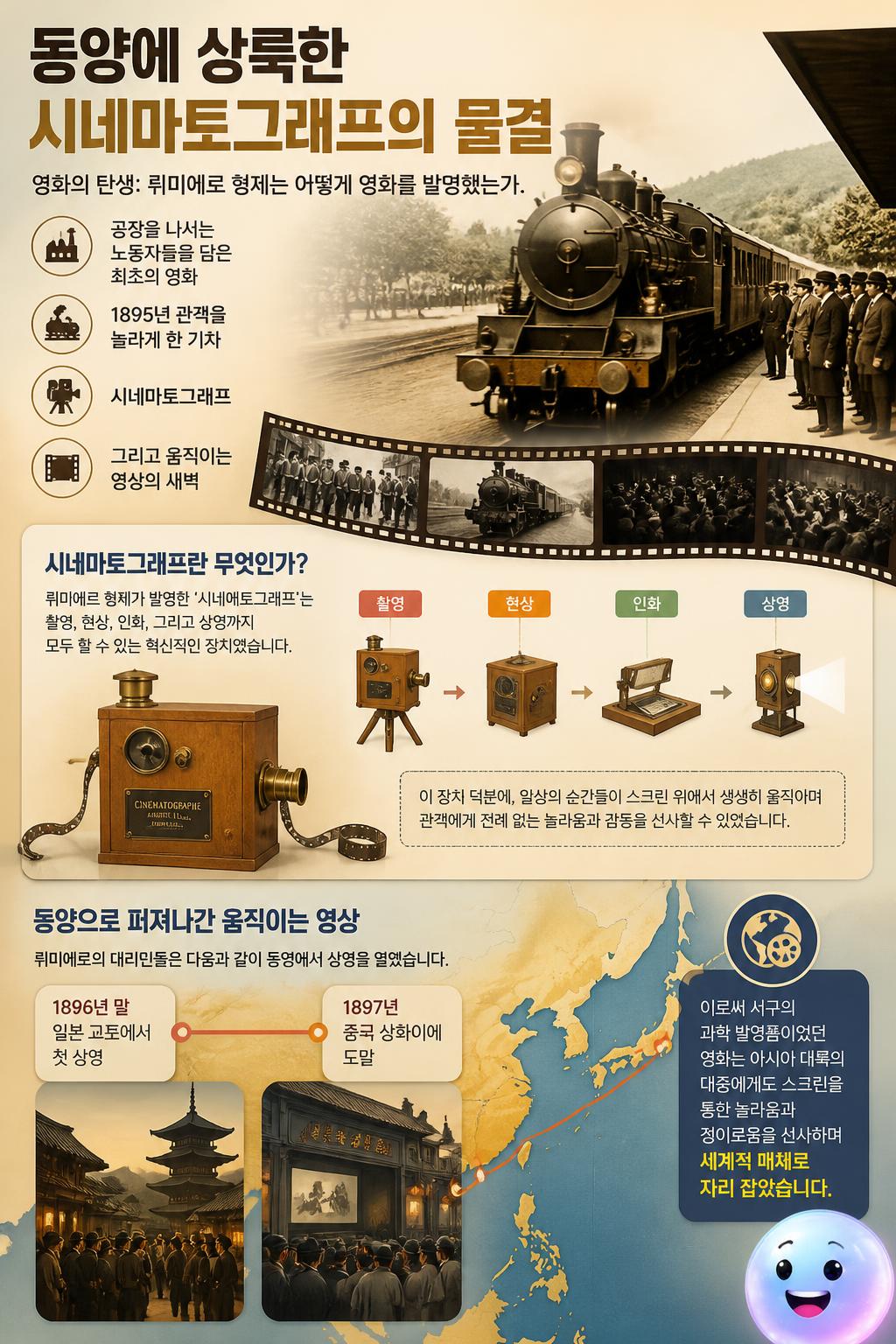 동양에 상륙한 시네마토그래프의 물결
