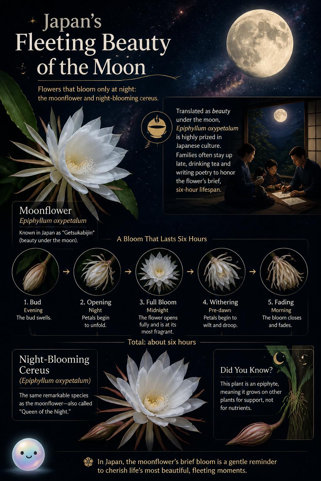 Japan's fleeting beauty of the moon