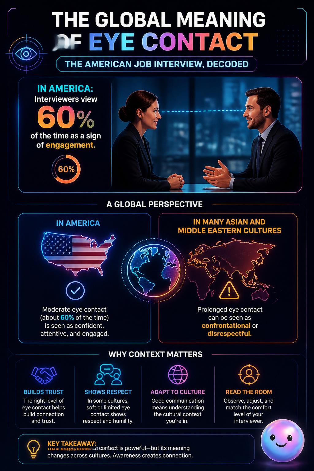 The global meaning of eye contact