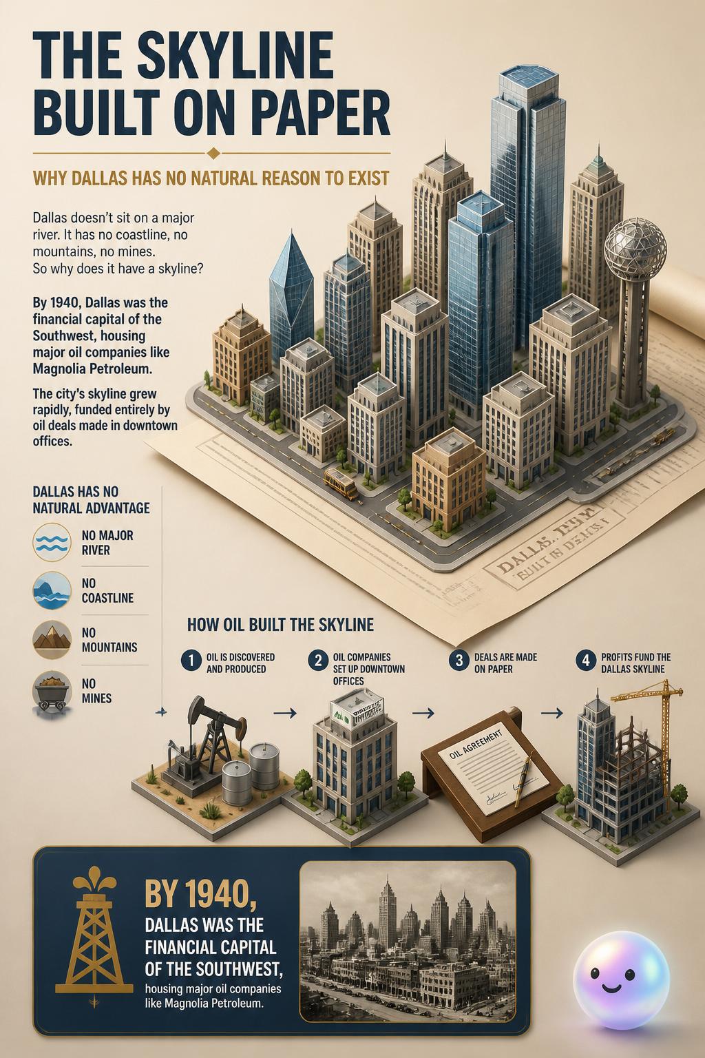 The skyline built on paper