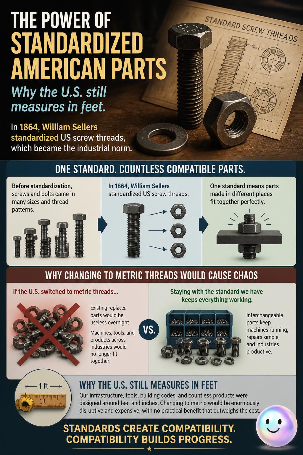The power of standardized American parts