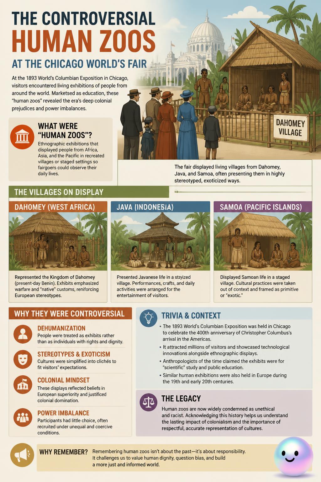 The controversial human zoos