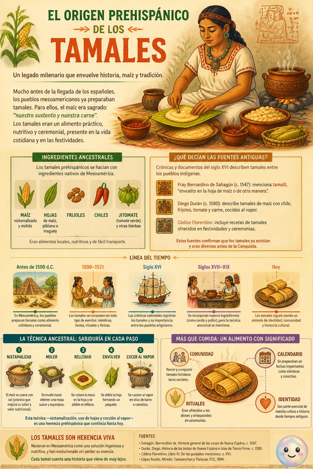 El origen prehispánico de los tamales