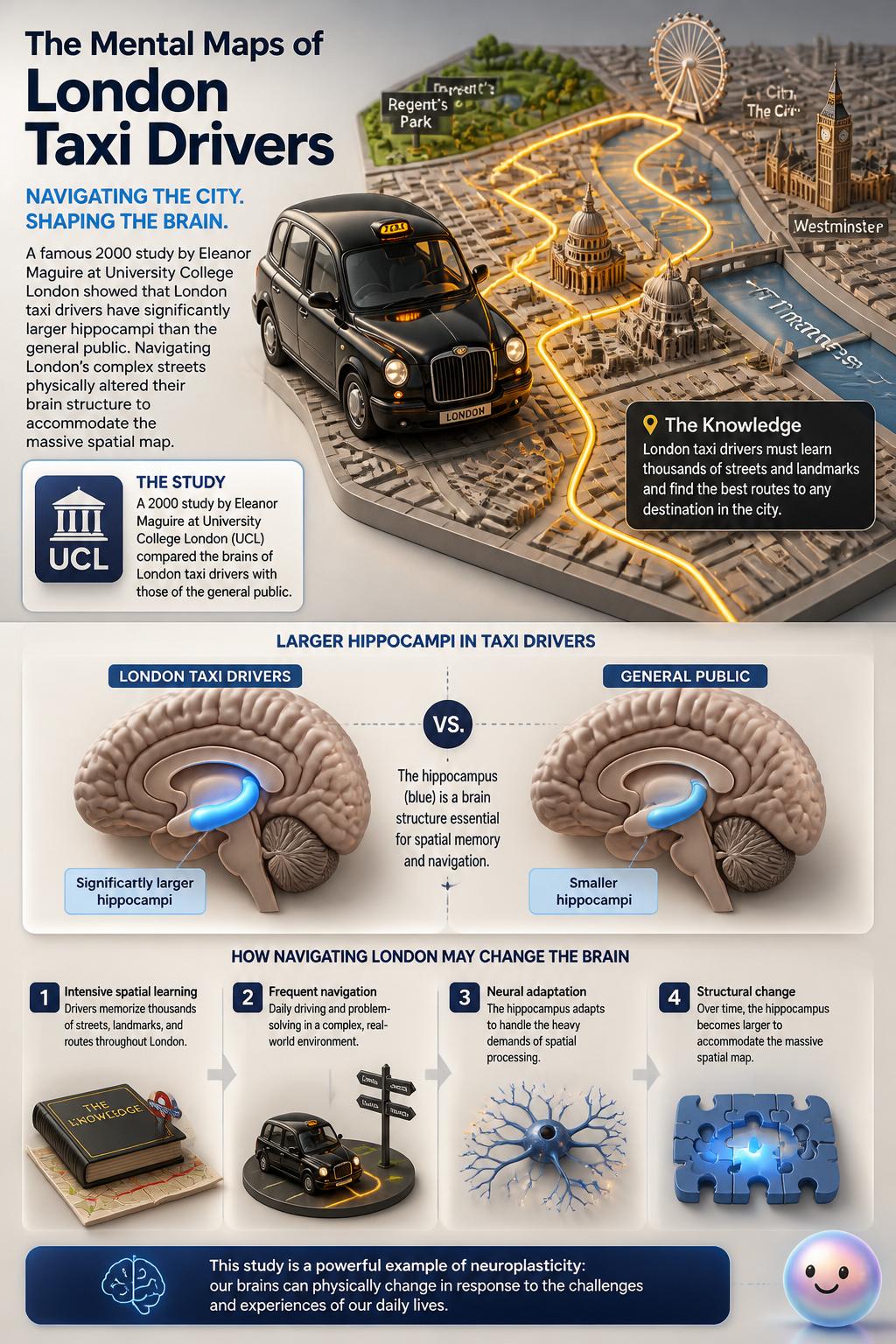 The mental maps of London taxi drivers