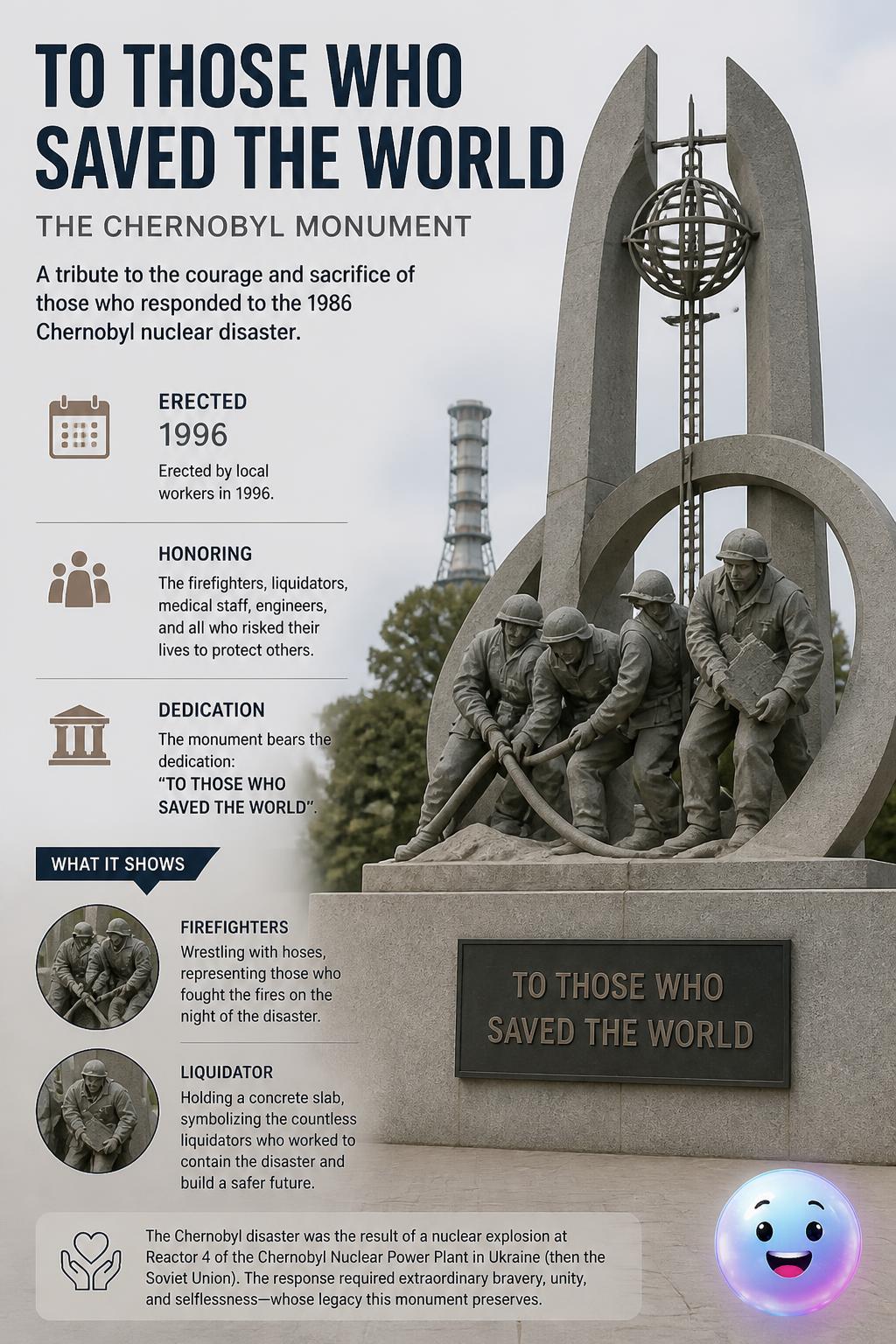 The monument to those who saved the world