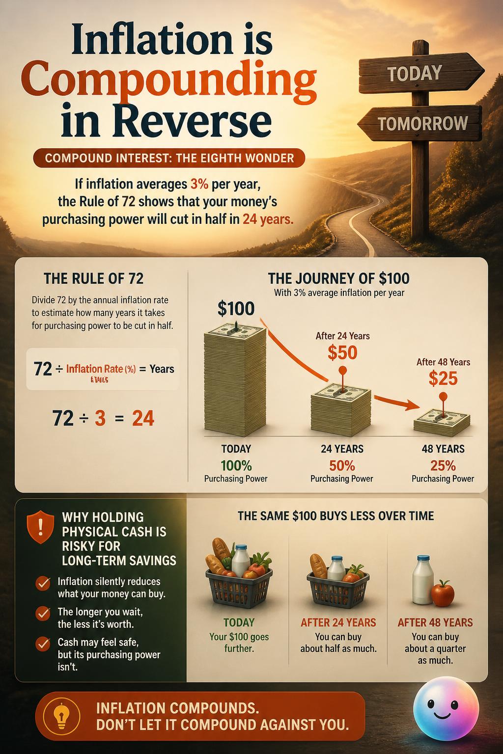 Inflation is compounding in reverse