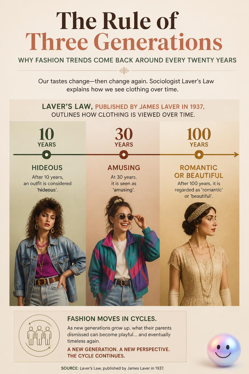 The rule of three generations