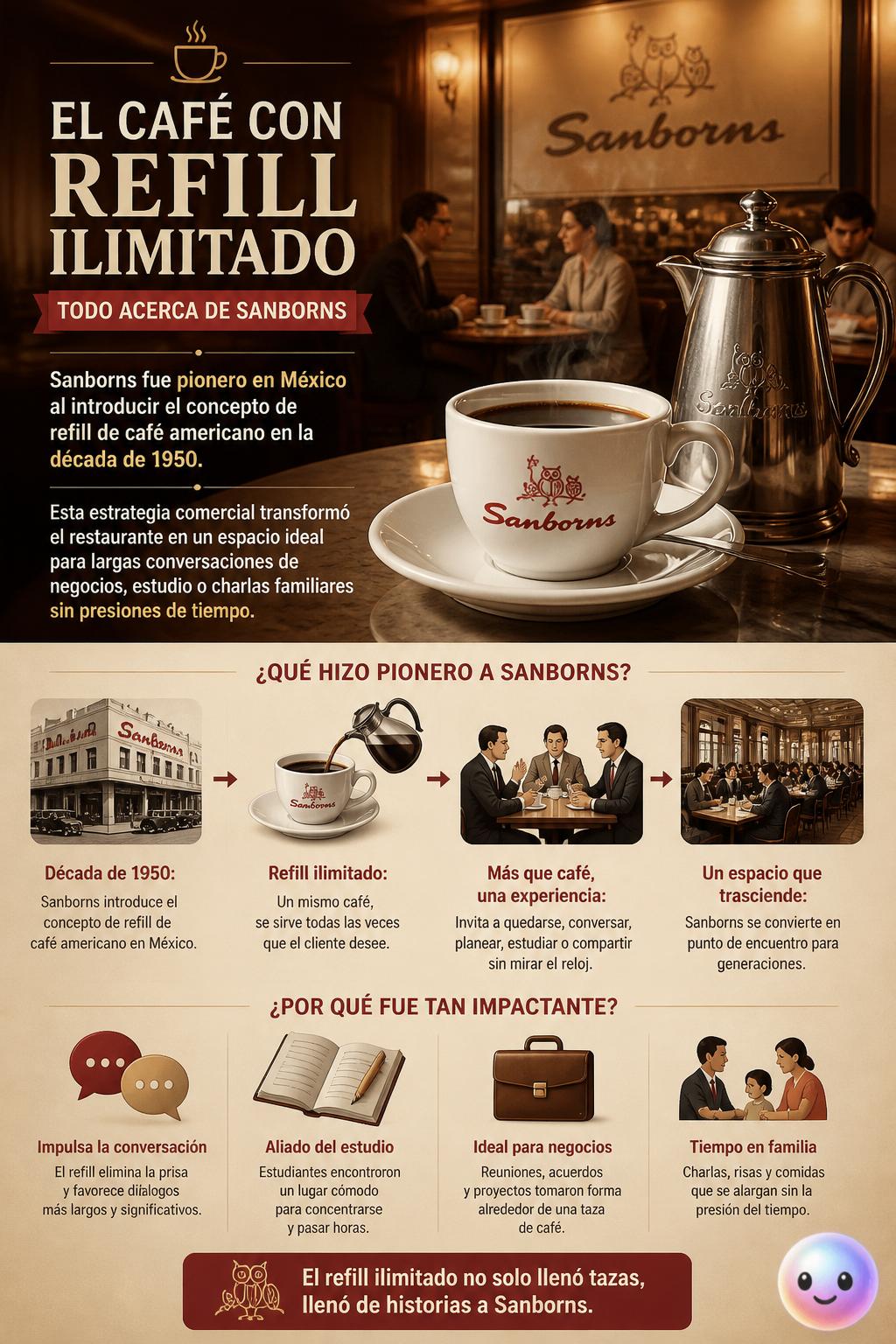 El café con refill ilimitado