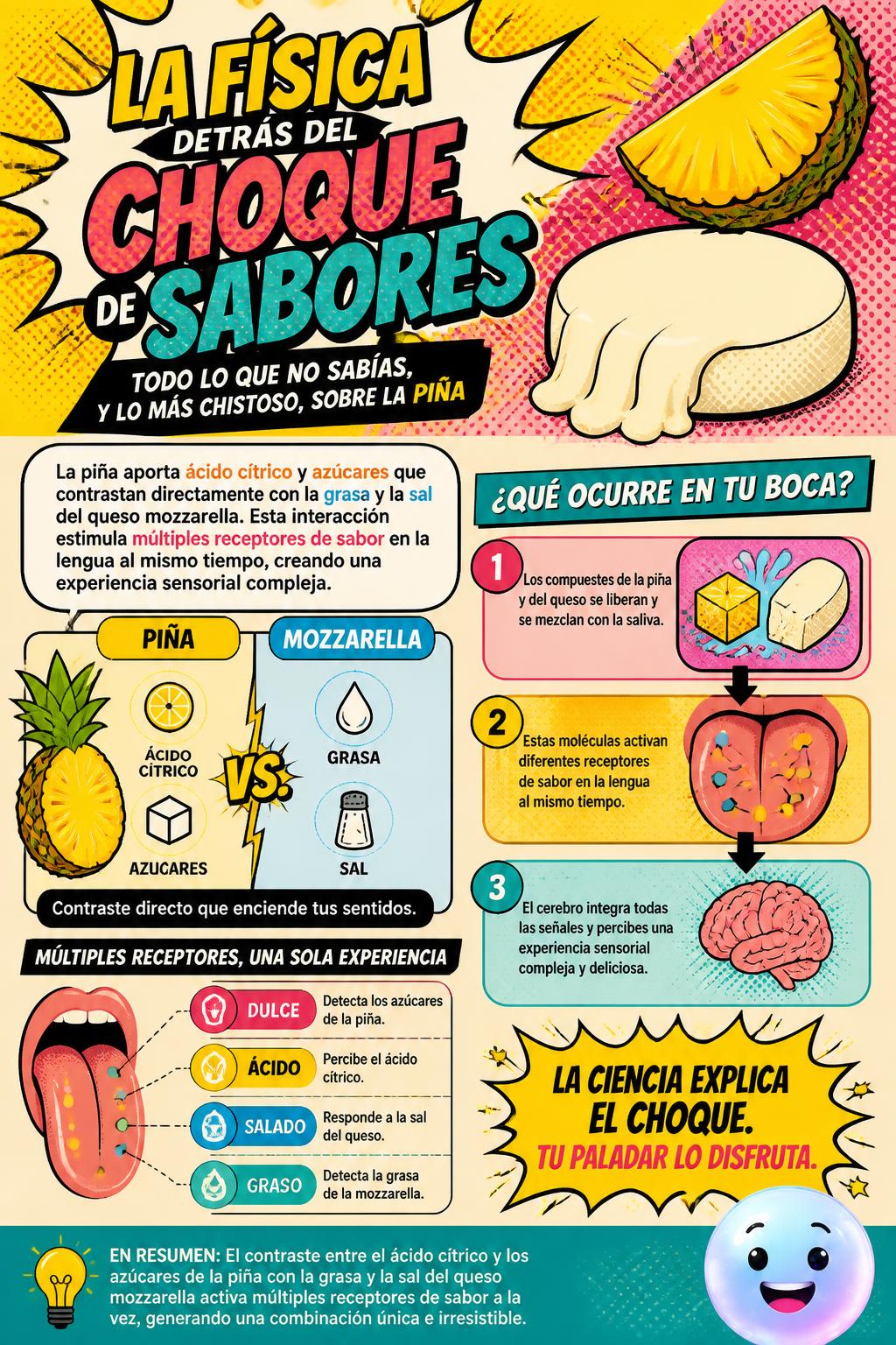 La física detrás del choque de sabores