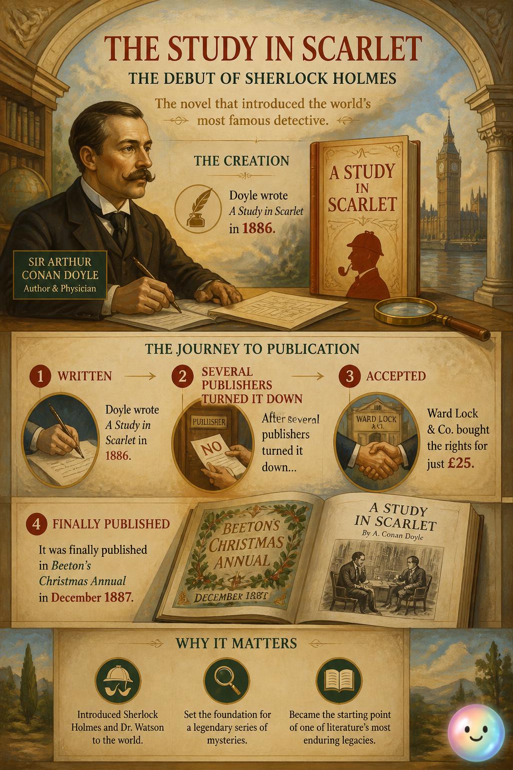 The study in scarlet debut