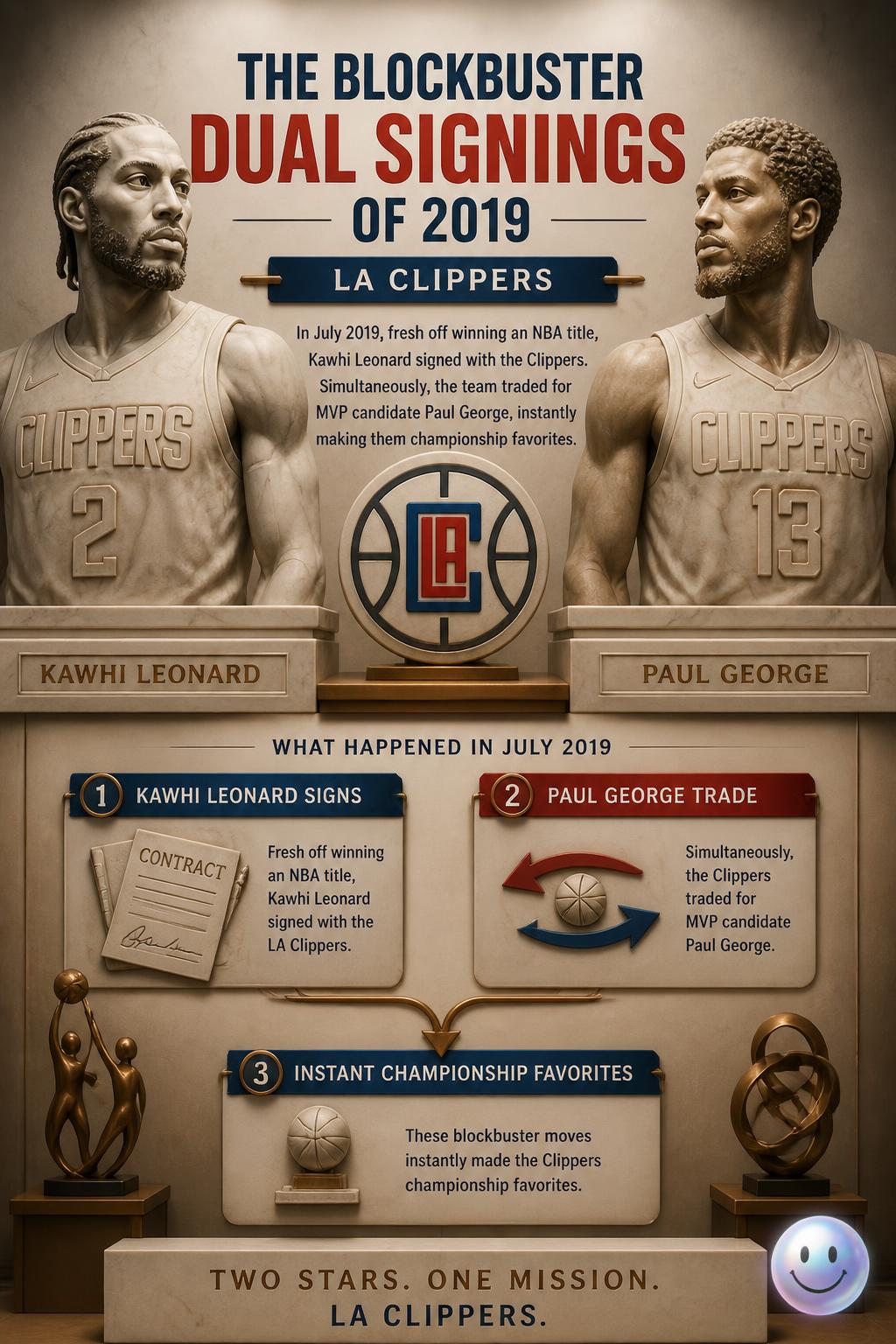 The blockbuster dual signings of 2019