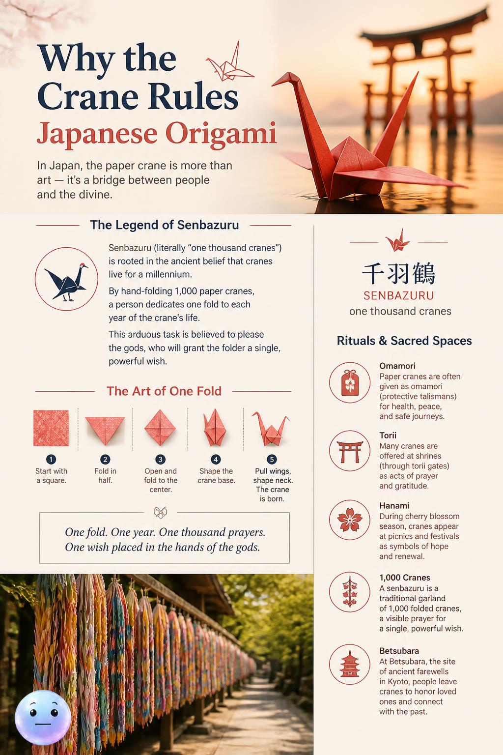 Why the crane rules Japanese origami