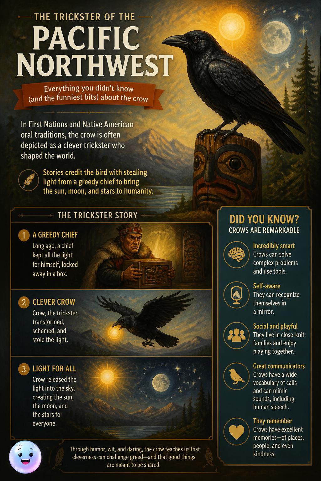 The trickster of the Pacific Northwest