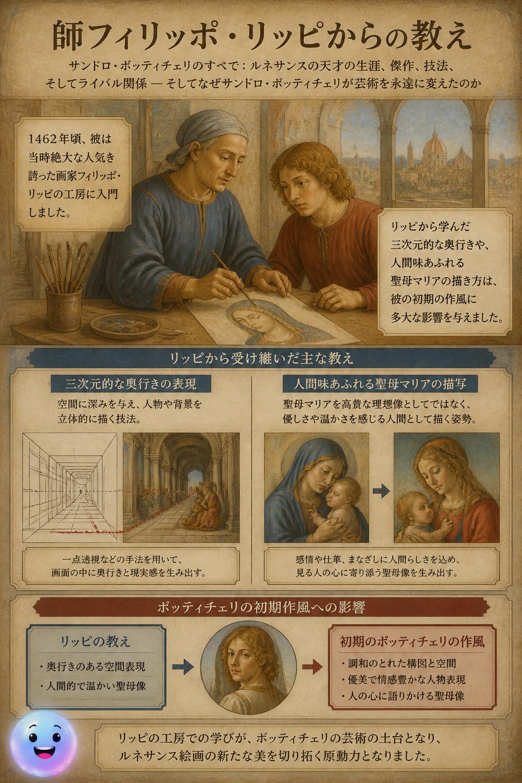 師フィリッポ・リッピからの教え