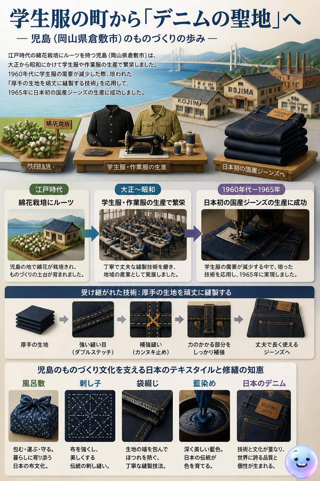 学生服の町から「デニムの聖地」へ