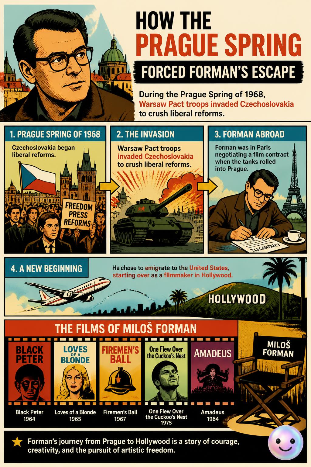 How the Prague Spring forced Forman's escape