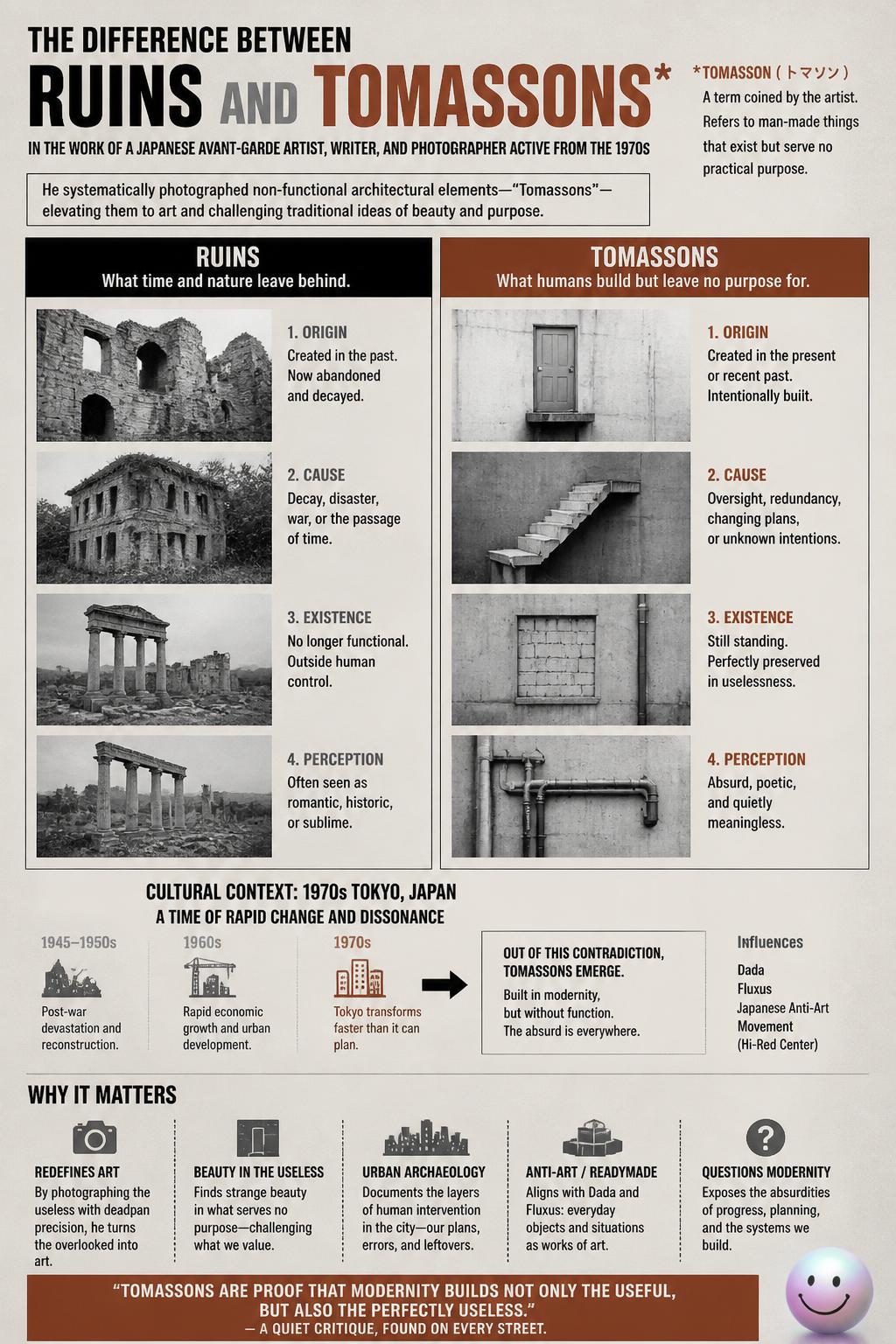 The difference between ruins and Tomassons