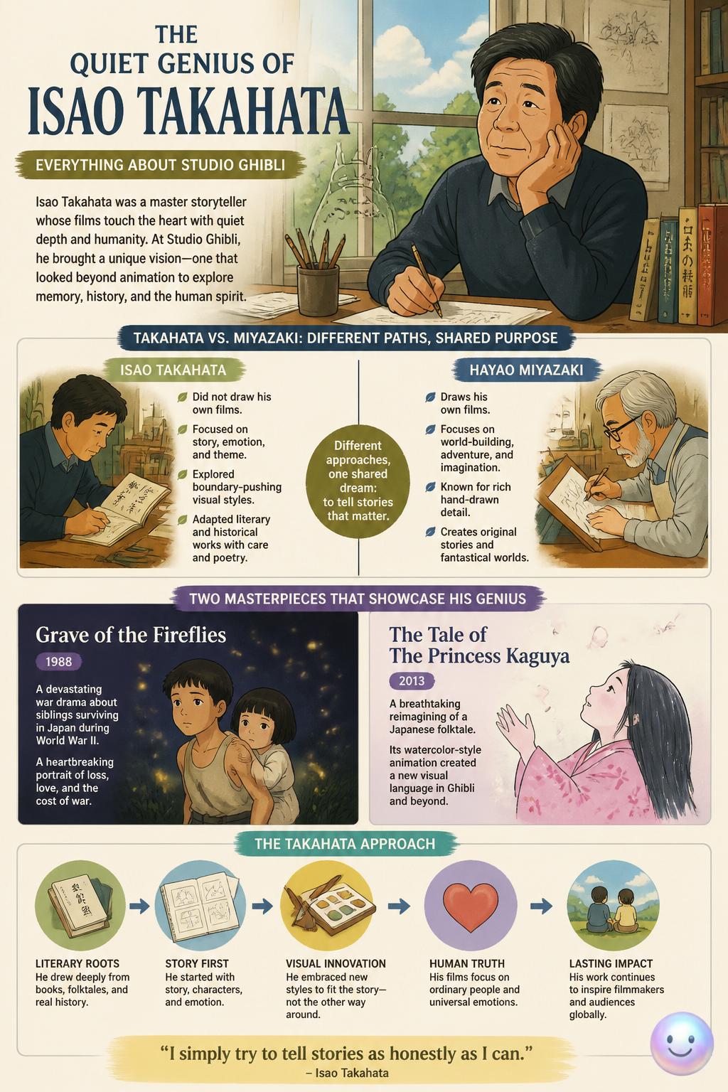 The quiet genius of Isao Takahata