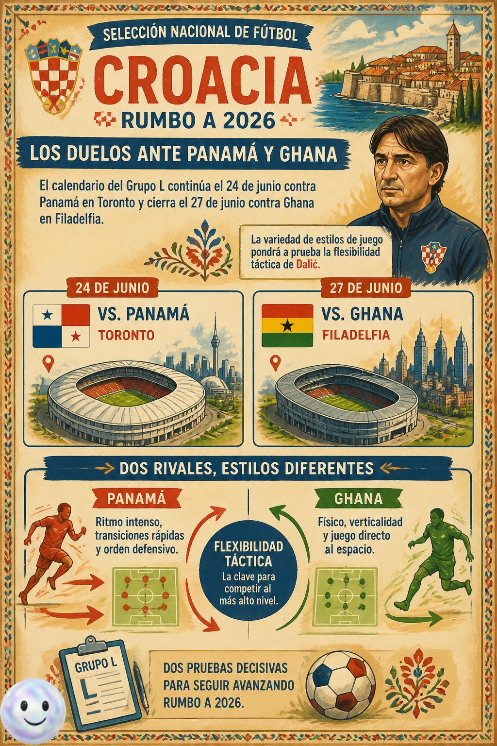 Los duelos ante Panamá y Ghana